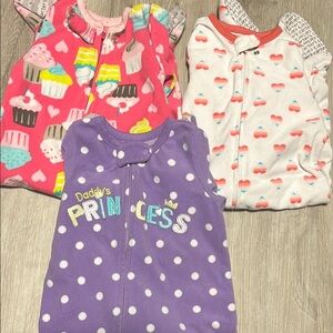 2/$20 Princess Cupcake Kids Pajamas Set